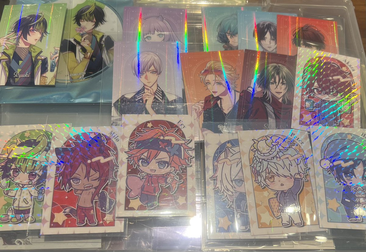 skyeofiland's tweet photo. 【交換】オトファン  アクリルチャーム　コースター　キラカード

譲:画像参照

求:チャーム→ルヲ、ドロシー
キラカード→ドロシー(等身1S2)>ルヲ(等身1SD1)
アクリルコースター→ルヲ、ドロシー、クロード

17時以降、夜公演前会場手渡し可能です。
よろしくお願いいたします。 https://t.co/IwpdQjwsp7
