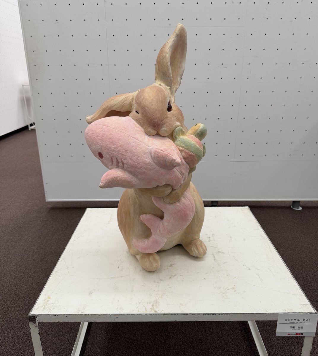 うわあああああうさぎ天国だ‼️眼福すぎる😍 #東京都美術館 #陶彫展