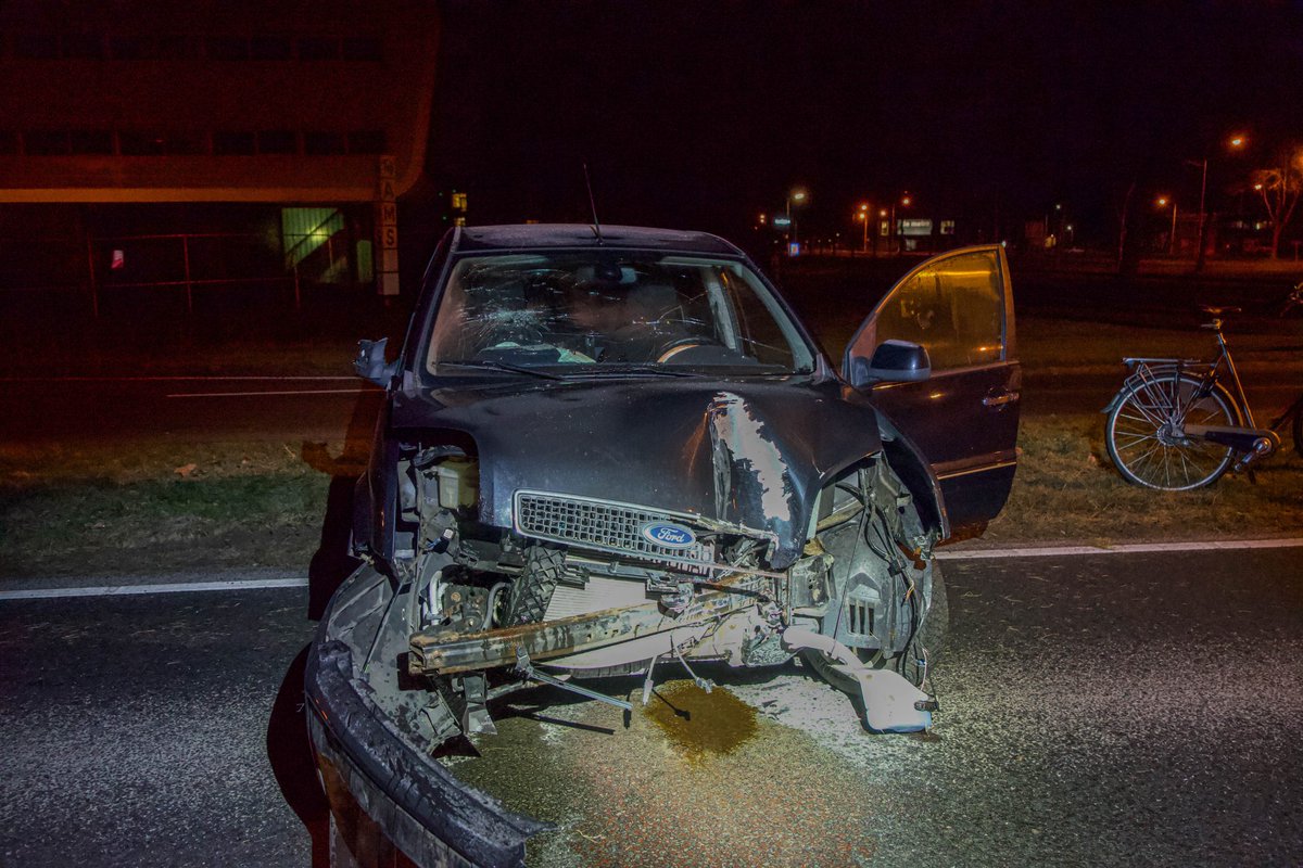 Automobilist onder invloed veroorzaakt ravage in Franeker