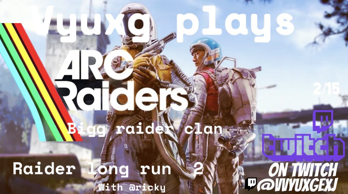 vyuxgEx's tweet photo. Vyuxg biggest raider“run wit @ricky
On #twitch #arcraiders #vyuxg #justplay #raiderrun #raiders #clan #longstream 2/15 https://t.co/pKQPuWWw1S