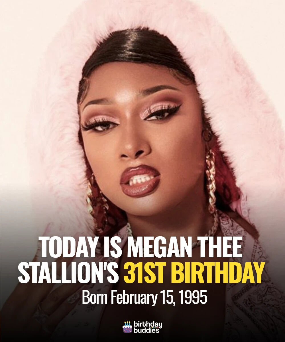 Hot Girl Meg turns 31 today! From Houston to global icon, she’s been owning stages, breaking records, and inspiring millions. Here’s to more wins, more hits, and more fire energy! 🔥🎉💎 #BirthdayQueen #HotGirlMeg