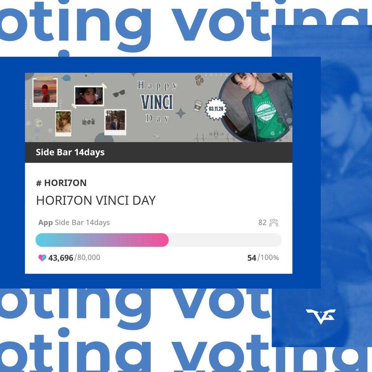 [🗳] IDOLCHAMP | Support Ad

It’s Vinci’s birthday—let's VINCI-lebrate! Collect and drop your chamsims. Lets go, inVINCIbles and Anchors! 💙

Idolchamp: bit.ly/4aDtVaB

#VINCI #빈치 #HORI7ON #호라이즌