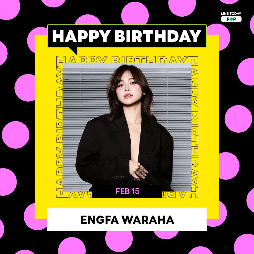 สุขสันต์วันเกิด <a href="/EWaraha/">Engfa Waraha (ตัวจริง)</a> 🎉

#LINETODAYPOP ขออวยพรให้พี่ฟ้ามีความสุขมาก ๆ สุขภาพร่างกายแข็งแรง คิดสิ่งใดก็ขอให้สำเร็จสมหวัง มีรอยยิ้มสดใส ผลงานปัง ๆ ตลอดไปเลยน้า 😍🎊🎈🎀

#อิงฟ้ามหาชน #อิงฟ้าวราหะ #EngfaWaraha
#LINETODAYPOP #มากกว่าทุกเทรนด์ป็อป