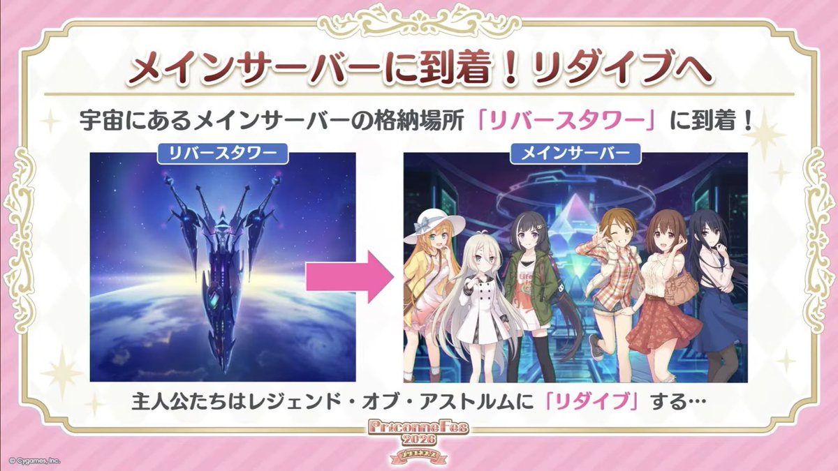 hotgowa's tweet photo. 『リバースタワー』と『第3部幕間の背景』
どちらも“逆さ”なのは、何か関係がありそーですよね
そしてティアちゃんの正体とも…

ごわの予想ですが
🪻ティアちゃんの正体＝リバースタワーの中にある『アイテール・モジュール』
🪻「アイテールの“逆さ”から取った名前」
なーんて！
#プリコネR https://t.co/okwrGqlRtr
