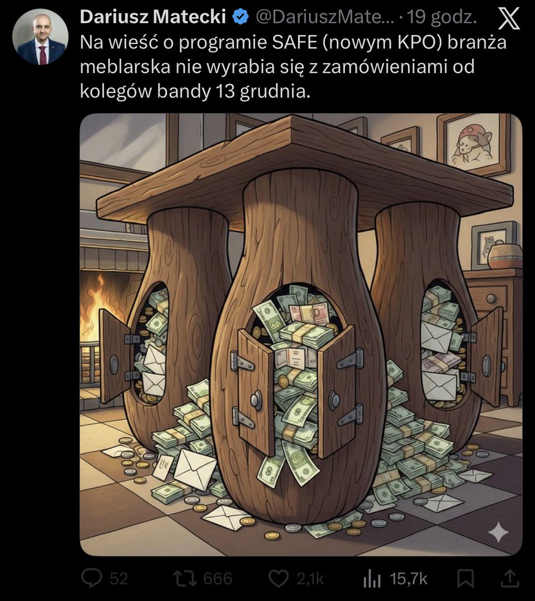 Fundacja, z którą kojarzony jest Dariusz Matecki (Fundacja Patriotyczna), otrzymała z Funduszu Sprawiedliwości w latach 2020-2023 łącznie ponad 10,6 mln złotych.