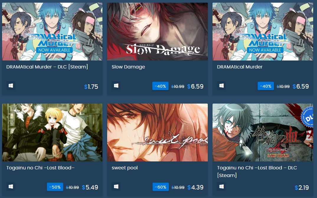 If you're interested in these games, they are on sale right now on JAST 👏👏👏