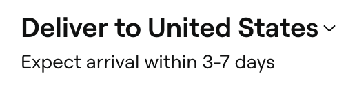 We now have local warehousing and shipping in both the US and Europe. You can receive your OneKey in just 3 to 7 days.
