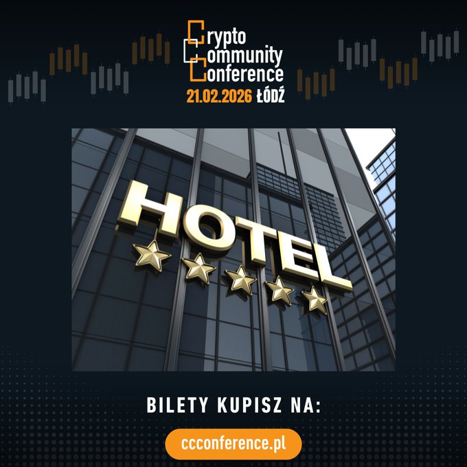 🏨 Wybierasz się na Crypto Community Conference 21.02.2026 w Łodzi i szukasz noclegu?

Przypominamy że przygotowaliśmy specjalne rabaty na hotele dla uczestników konferencji 💥

Skorzystaj z dedykowanych ofert i zaoszczędź trochę kasy 💸

Listę hoteli oraz szczegóły znajdziesz w
