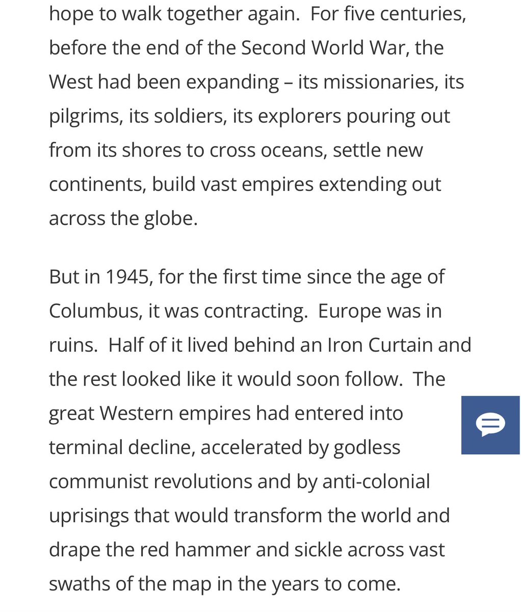 In his Munich speech, Rubio openly laments the end of European imperialism and the success of anti-colonial struggle. But he also seems to lament the outcome of the WWII. 

Putin’s speech of 2007 feels like child play compared to this one which reportedly received an ovation from