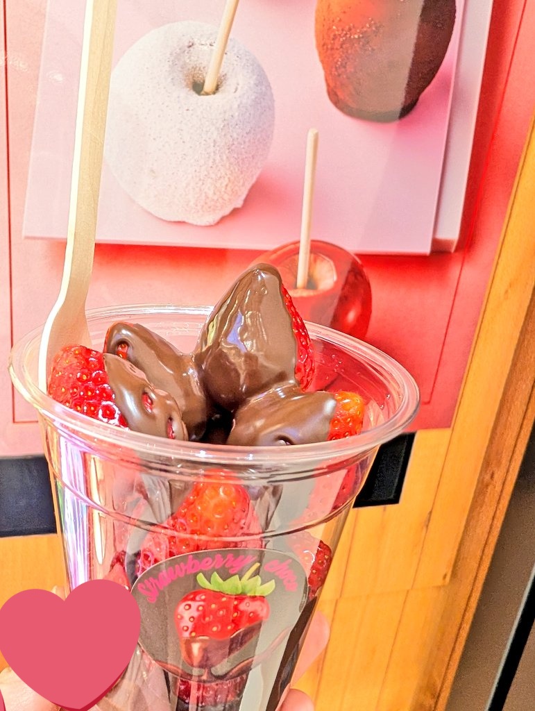 チョコがけ苺🍓めっちゃ美味かった…🫶