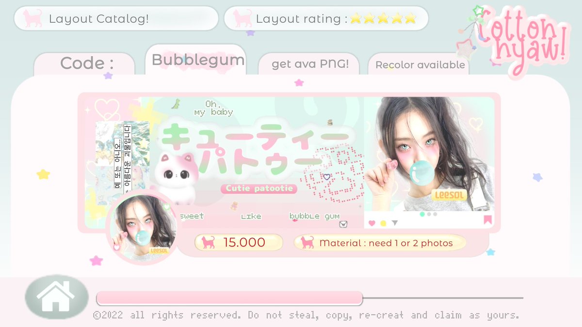 cottonnyaw's tweet image. help repost, thank you! 

haloo, aku open titip santai untuk 4 katalog layout di bawah, selagi kolom komentarnya masih dibuka boleh jajan sepuasnya yaa! 💗 harga cek ALT &amp;amp; TNC ada di reply, selamat jajan :3

#zonauang #zonajajan