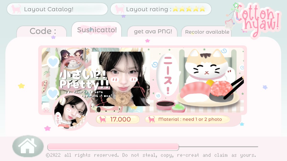 cottonnyaw's tweet image. help repost, thank you! 

haloo, aku open titip santai untuk 4 katalog layout di bawah, selagi kolom komentarnya masih dibuka boleh jajan sepuasnya yaa! 💗 harga cek ALT &amp;amp; TNC ada di reply, selamat jajan :3

#zonauang #zonajajan