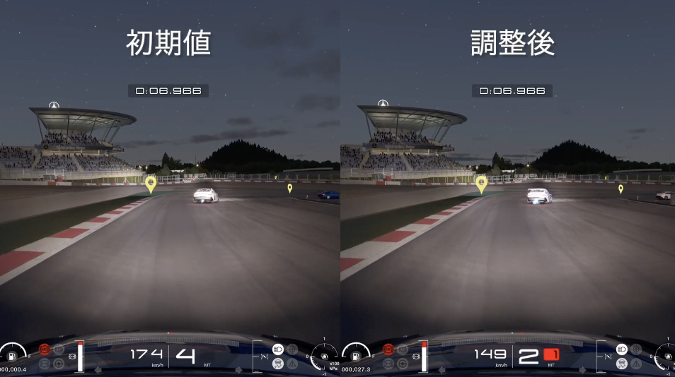 mackenmov's tweet photo. ELANTRA 初期値VSセットアップ
ニュルブルクリンク ワンメイク
#GT7 #GranTurismo7 #Elantra #Nurburgring #OneMake #SetupComparison https://t.co/irqtRTrquw
