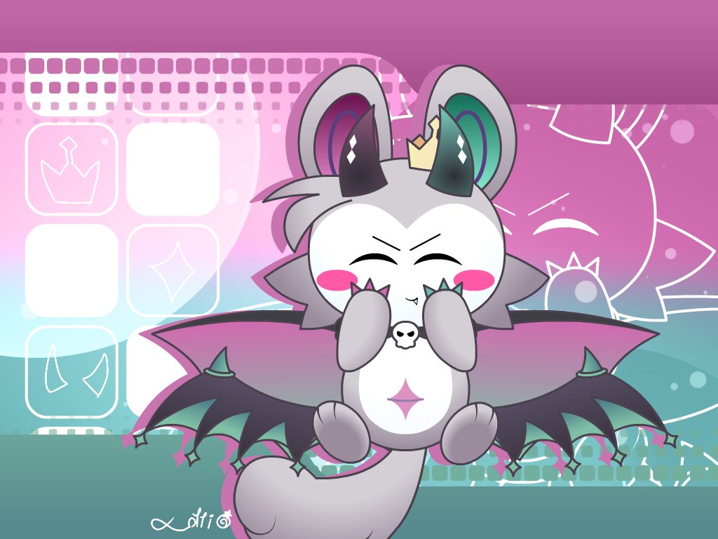 Invinciblelolli's tweet photo. Devilun: *giggle*
#魔けモン #makemon #DevilConnection https://t.co/SIGJhNfiIM