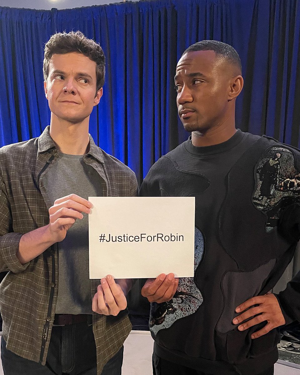 Jv1i3n_'s tweet photo. Straight up my favorite picture with Jack Quaid and Jesse T. Usher.
Can’t wait to see how they’ll interact with each other even more in S5 of ‘The Boys’
#JusticeForRobin https://t.co/iED6KjbhIS