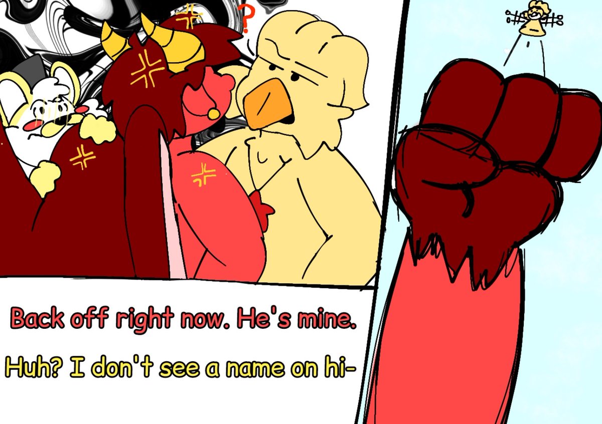 rainbowpasta577's tweet photo. Drew this for @nicebendy26 #SimonSmoke #SmilingCrittersOC #NightmareCritters #Funyellow #Ship #kickinChicken https://t.co/AnOQzgHcOh