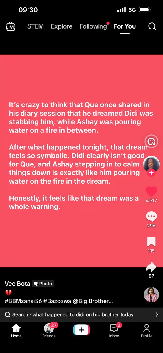 Yhooo!! 
#BBMzansiS6