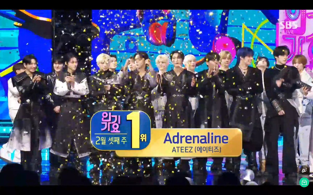 2019: 1st MCOUNTDOWN WIN
2020: 1st SHOW CHAMPION WIN 
2022: 1st MUSIC BANK WIN
2026: 1st MUSIC CORE WIN 
2026: 1st INKIGAYO WIN

ADRENALINE FOURTH WIN
#Adrenaline4thWin #ATEEZ29thWin
#에이티즈 <a href="/ATEEZofficial/">ATEEZ(에이티즈)</a>