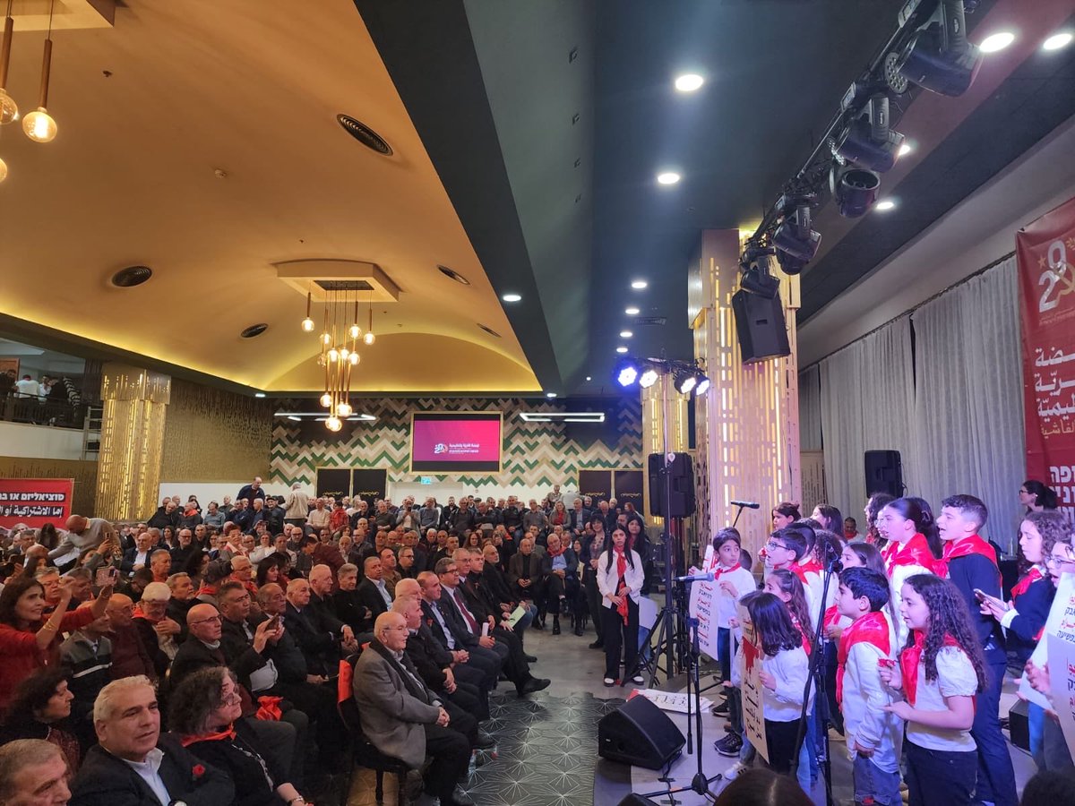 ofercass's tweet image. The Communist Party of Israel concluded its 29th Congress after three days of careful political deliberations.

Even at the darkest hours, as we face the threat of a full blown fascist regime and the horror of the continuous oppression and occupation of the Palestinians - the…