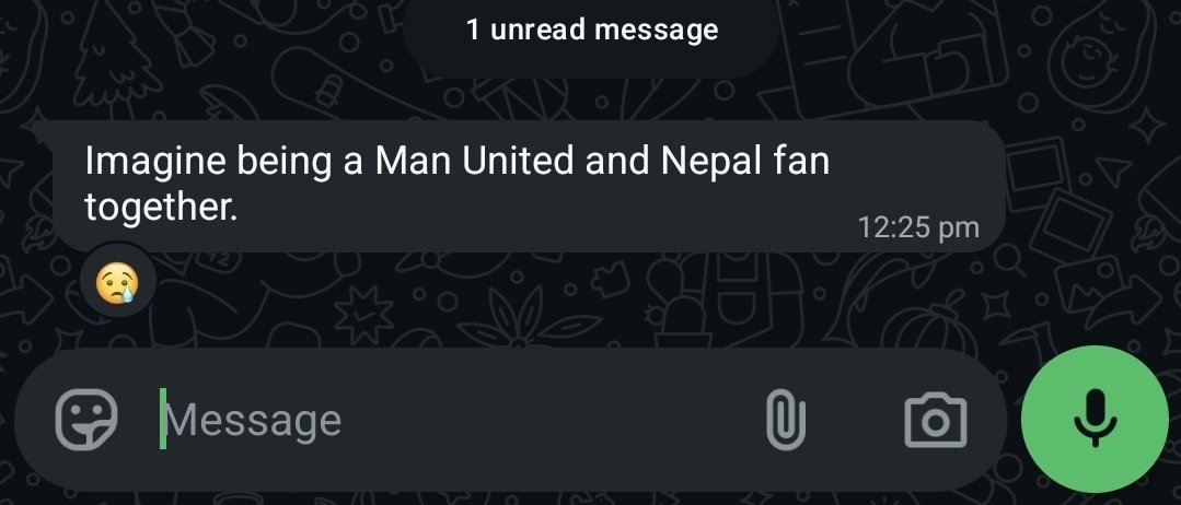 Imagine my life being a Nepali cricket fan, Manchester United supporter, a Golden State Warriors follower, and trusting Ferrari every season.

And add friends like this.