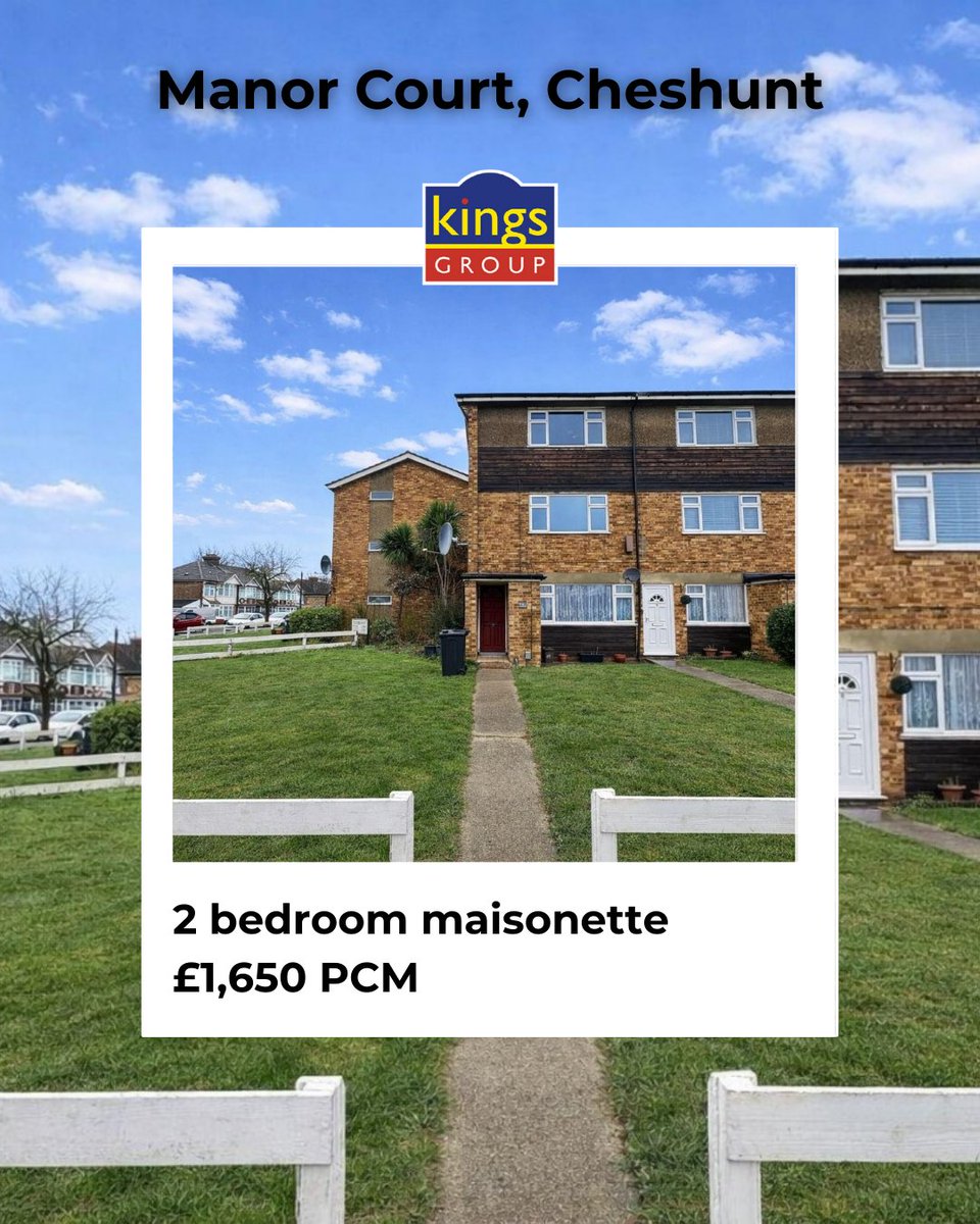 Check out this rental property from our Cheshunt team 🏡✨

📍 Manor Court, Cheshunt

💷 £1,650 PCM

kings-group.net/property-detai…

For more details, please give our Cheshunt team a call on 01992 635 735 📞
