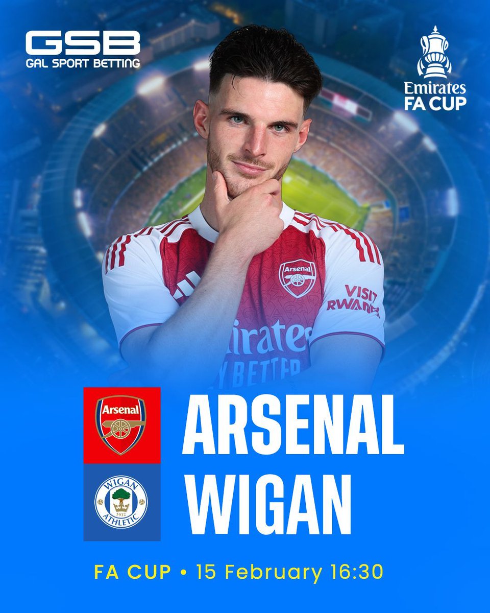 🌕 TONIGHT 🌕
🏆ENGLISH FA CUP🏆
🤩 DREAM. PLAY. WIN!
🎯 Visit buff.ly/45XQN07 and find out the BEST ODD IN ZAMBIA!
#GSBZambia #galsportbetting