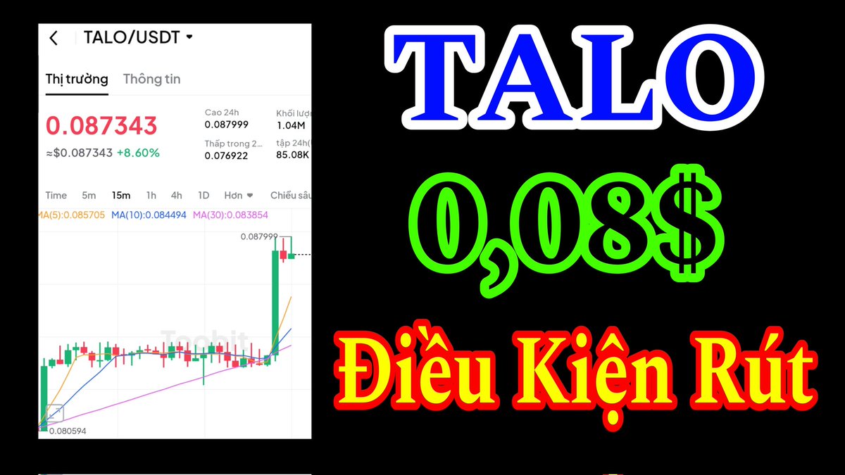 HungTinh1993's tweet photo. TALO - ĐIỀU KIỆN RÚT 1 TALO 0,08$ VỀ SÀN KÈO TIỀN TƯƠI MỚI RA
Video
https://t.co/CkSaI3kjnG
CODE MỜI BẮT BUỘC: O61RB2SG
(O là chữ O không phải số)
Video hướng dẫn https://t.co/JTWdepNa1F
#talo #talora #taloairdrop #talo_airdrop #taloapp #talokyc #talotech #talo_store #kiemtien #airdrop #HungTinh93