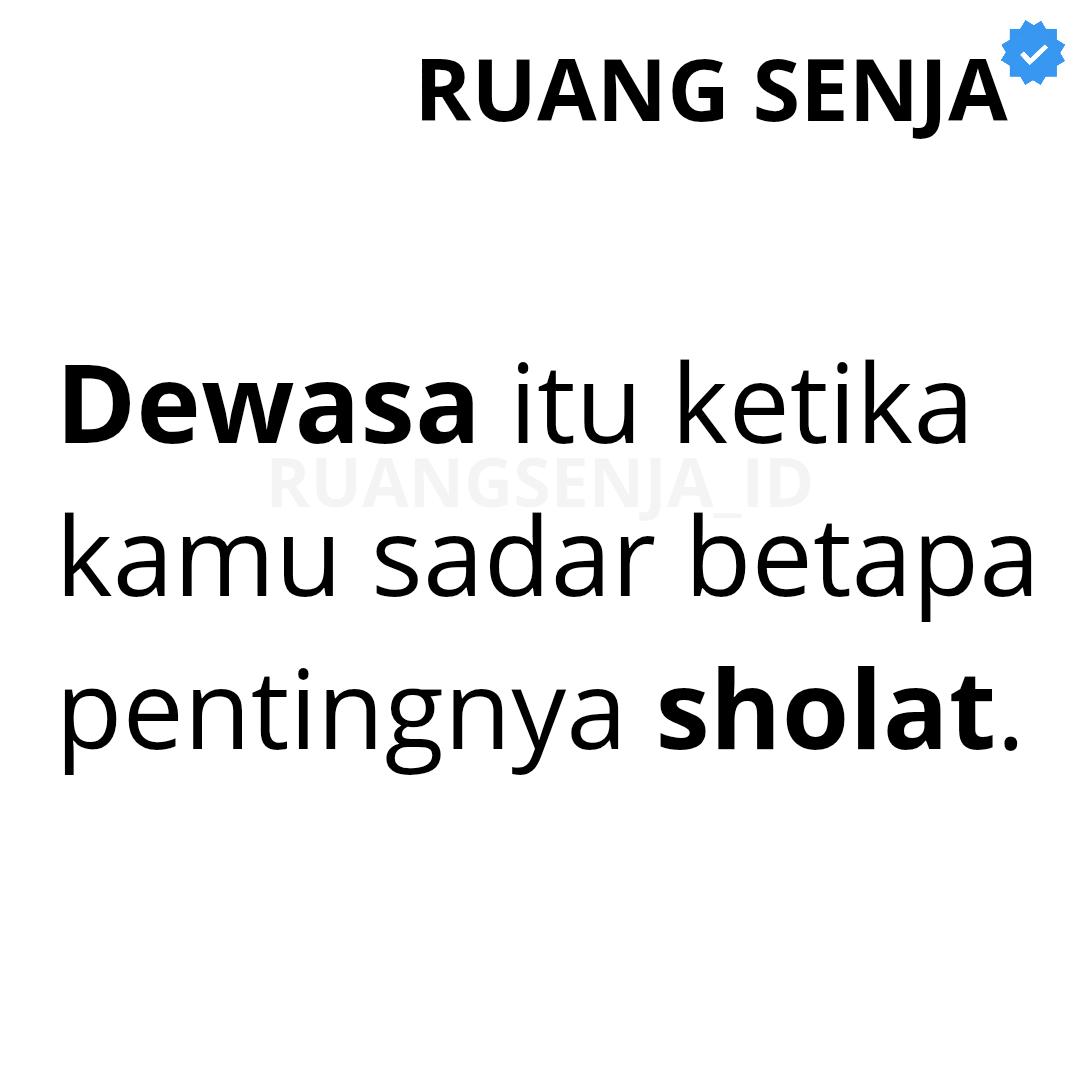 mari kita sholat!