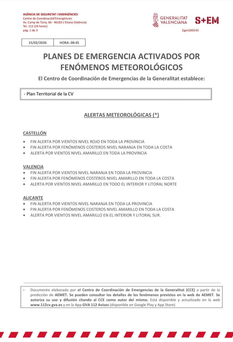 Emergències 112CV tweet media