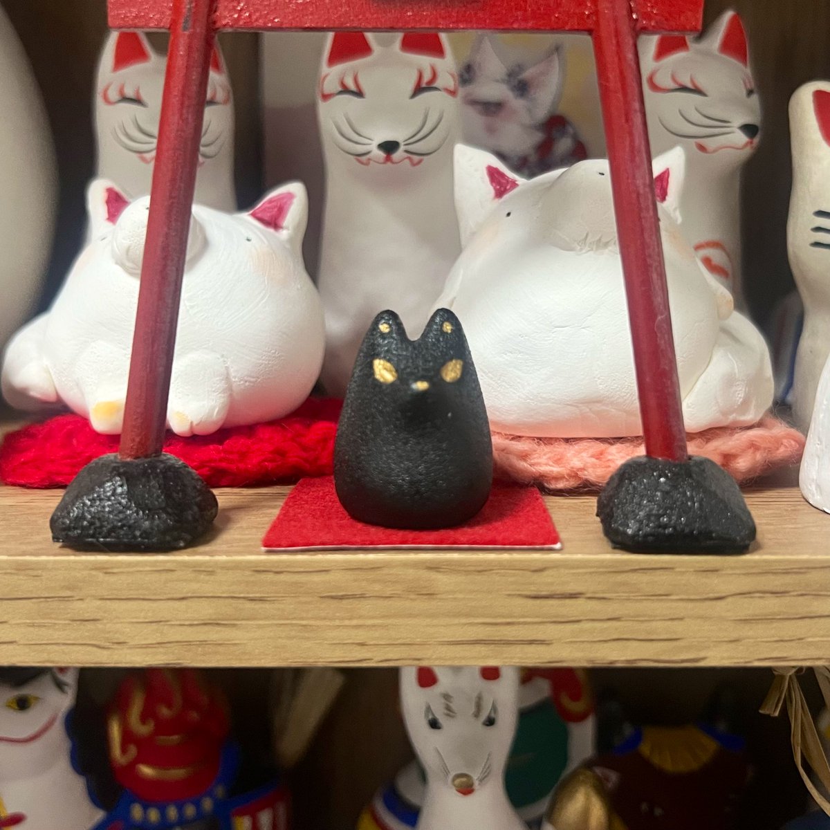 狐月稲荷社(<a href="/kotsukisya/">狐月姫✾狐月稲荷社🦊🌙⛩️</a>)さんの願掛け狐をお迎えしました。
新しい仲間が増えて嬉しい🥰

#初午きつね展