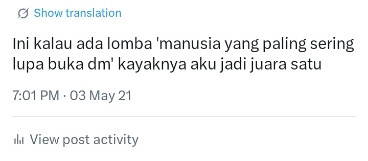 Just stalked my old acc and I found this, emang penyakit lama nggak sembuh-sembuh.