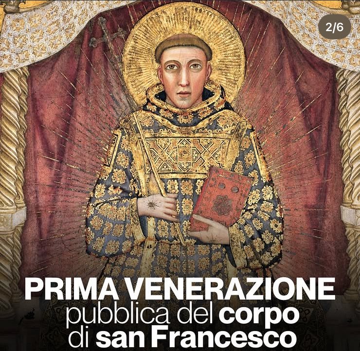 📢 L’ostensione del corpo di S. Francesco è vicina! 🗓️ Da lunedì 16/02 in basilica
•Navata inferiore e cripta chiuse per lavori
•Celebrazioni nella Cappella di S. Caterina
•Chiesa superiore aperta  regolarmente
Info su 👉 sanfrancescovive.org
#SanFrancesco #Ostensione