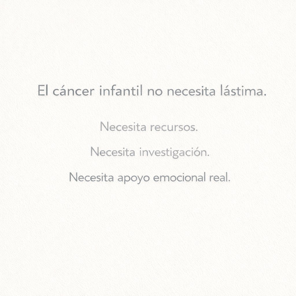 El cáncer infantojuvenil no es una estadística. 🎗

Son alrededor de 400.000 nuevos casos cada año en menores de 20 años.

No necesita lástima.
Necesita investigación y apoyo real.

Que ninguna familia se sienta sola.

#DíaMundialDelCáncerInfantil #CáncerInfantil