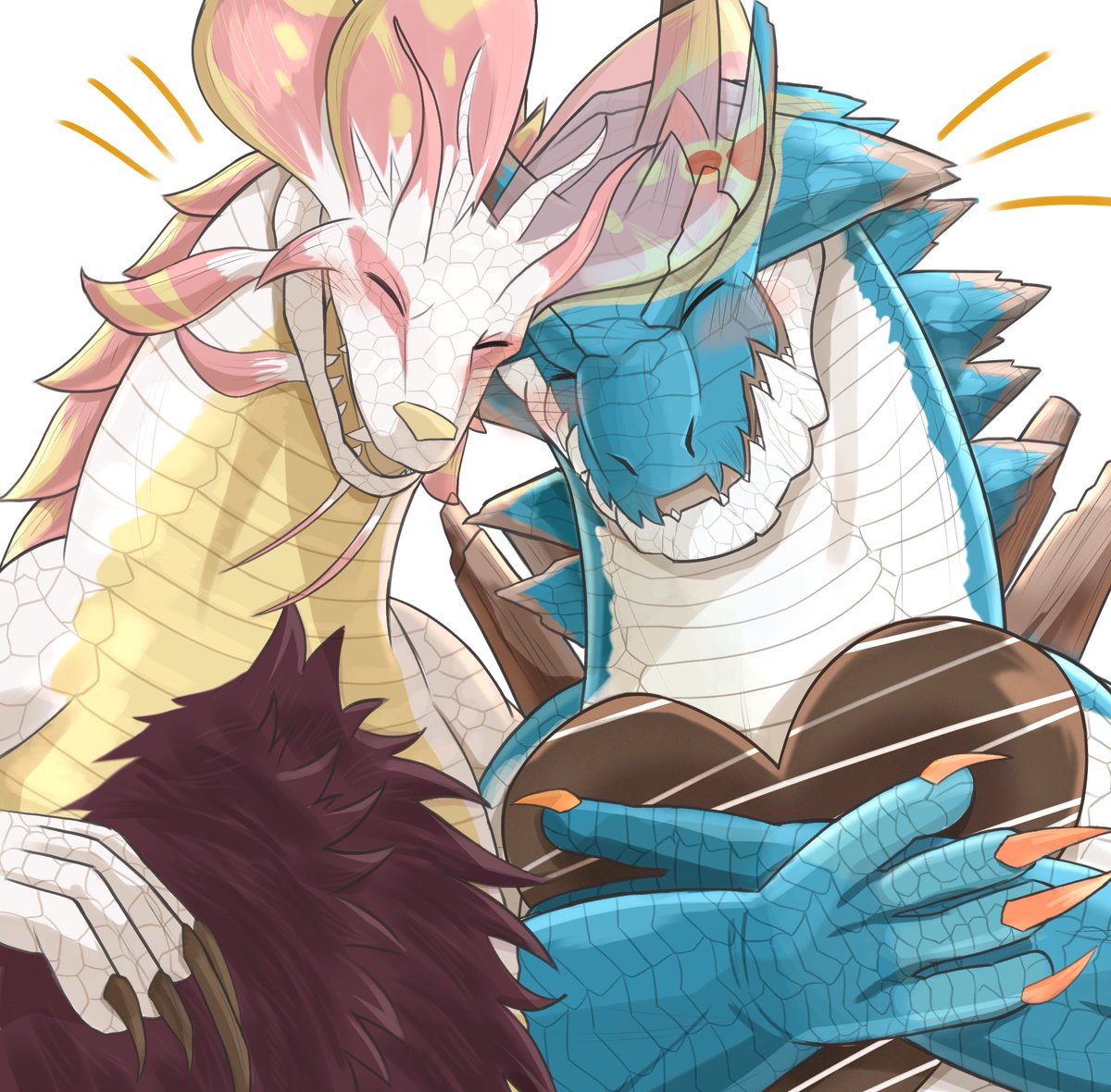 #MonsterHunter  #モンハン 
Happy Valentine