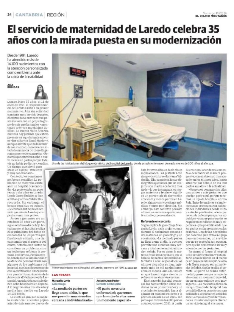 mercheruizsoto's tweet photo. 35 años ya desde el primer parto realizado en el #HospitalComarcaldeLaredo. El #HLRD será siempre un referente para mi, junto con el resto de compañer@s que tuvimos el privilegio de ser su entonces "equipo de jóvenes fundador@s",
#HospitalLaredo
@HospitalLaredo
#SCS
@scsalud https://t.co/Sfa2lqttTz