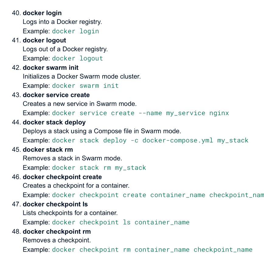 Tawakkalah13_10's tweet image. Docker Useful Commands