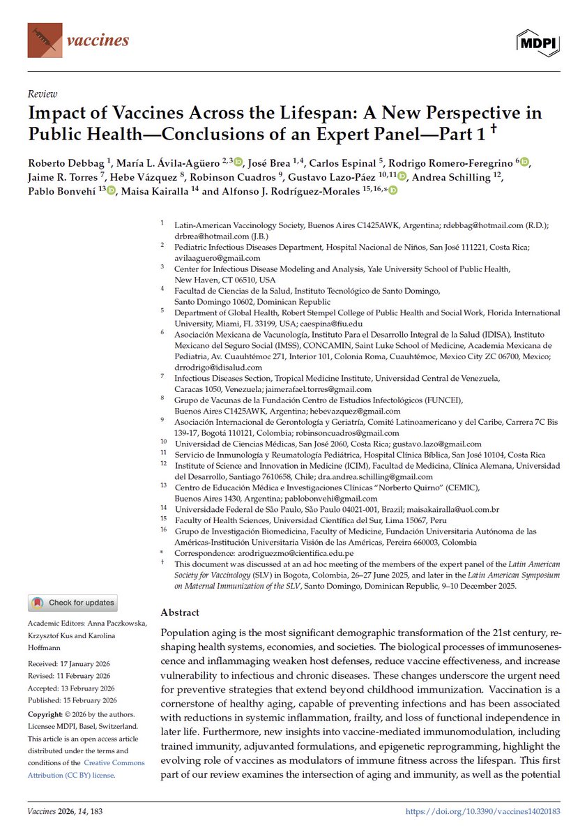 Dr Alfonso J Rodriguez-Morales MD MSc DTM&H HonDSc tweet media