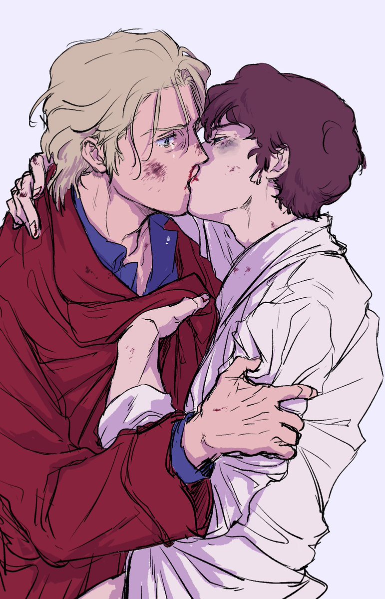 シャアムらくがき。🟥◻️ちょっと殺伐　※流血表現があるのでワンクッション