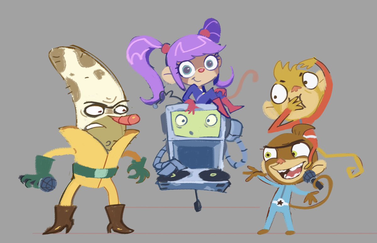 twizzlop's tweet image. Me when I Rocket Night Monkeying