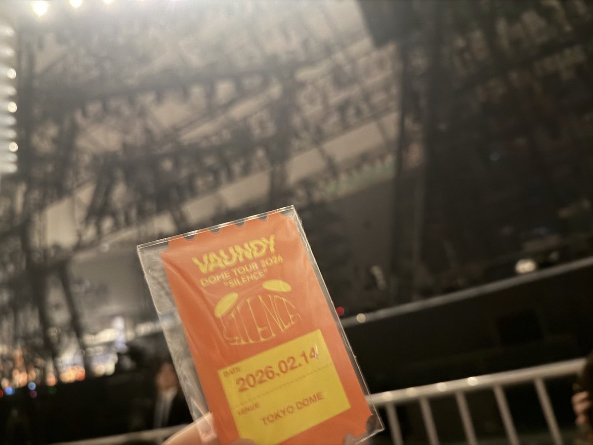 ライブハウスより近かった🍊 #Vaundy_SILENCE #Vaundy