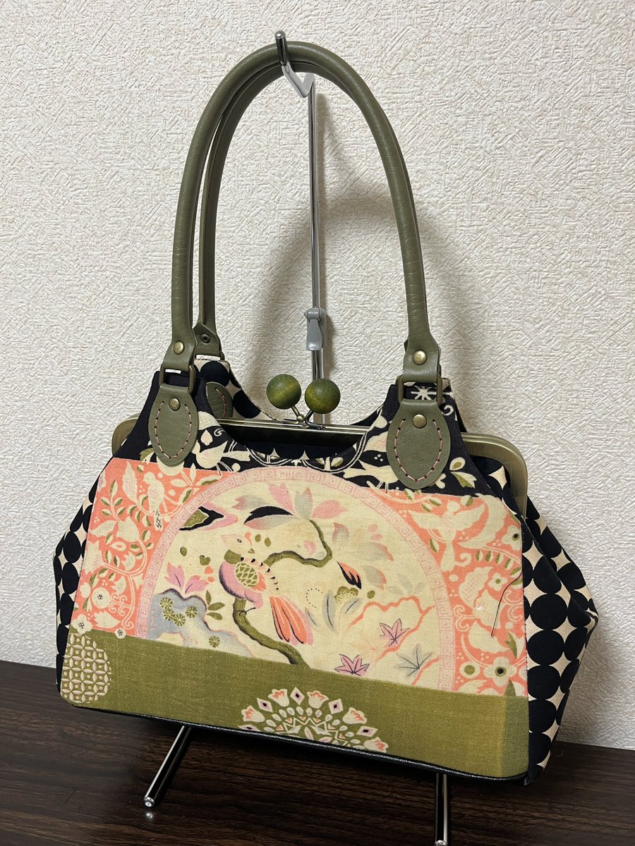 骨董輪舞曲 新作がま口バッグ＜其ノ捌＞ 此の美しい世界で 「恋を歌う