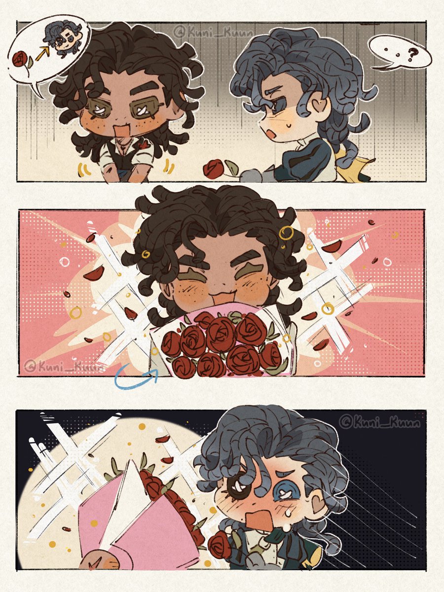 🌹 Late valentines day comic (1/2)
#hernarich #IdentityV
