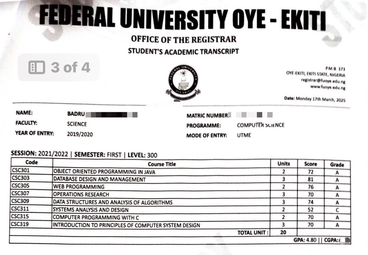 “Poverty makes a student stay focused” una 
As I reach 300 level wey I dey live comfortably small, I first shock myself academically!