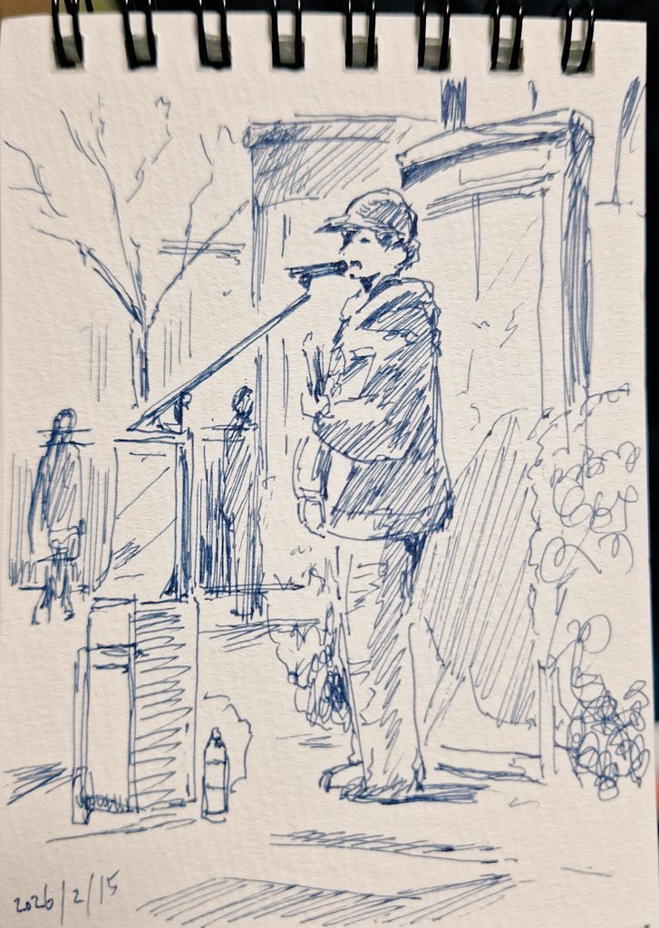 #スケッチ
路上ライブ