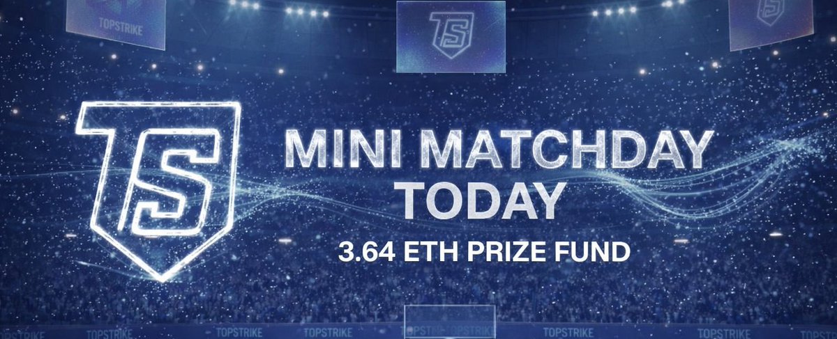 TopStrikeIO's tweet photo. ⭐ Goretzka takes Star Man with 43 pts and tops yesterday's Mega Matchday. 3.69 ETH paid out to holders + 8 runner-up players. Check your Prize packs in app now.

Today's Mini Matchday is LIVE with 3.64 ETH up for grabs across 7 games

Trade the moment
👉 https://t.co/br7ChlHcBc https://t.co/YELy8vgpHe