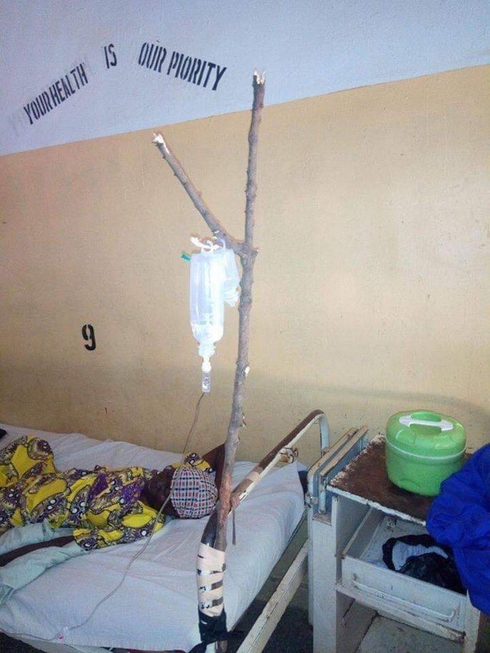 This is the public hospital in Zimbabwe under ZANU PF government 💔😭