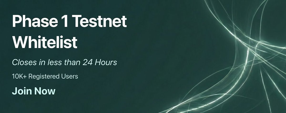 Stabilizer ~ Phase 1 Testnet Waitlist! <a href="/StabilizerFi/">Stabilizer</a> 

• Exclusive NFT &amp; Special rewards

How to Start :
✅ Go to stabilizer.finance/whitelist
• Complete Tasks &amp; Submit Details

🗓 Ends in 4 Hours+