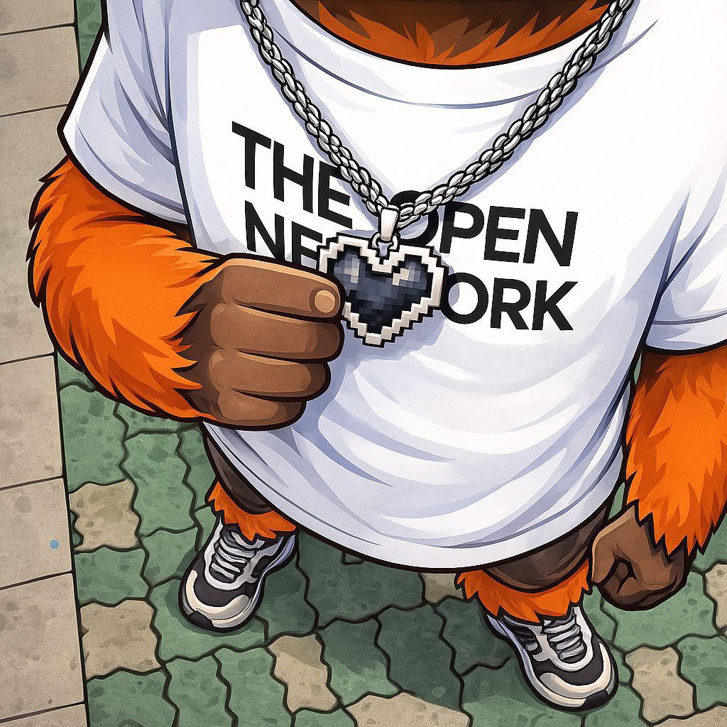 Evening $TON fam  🧡
Touching grass and $OTON is the ritual for a perfect sunday 🦧💎