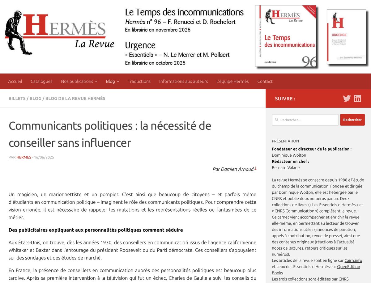 Les nouveaux experts de la ComPol tweet media