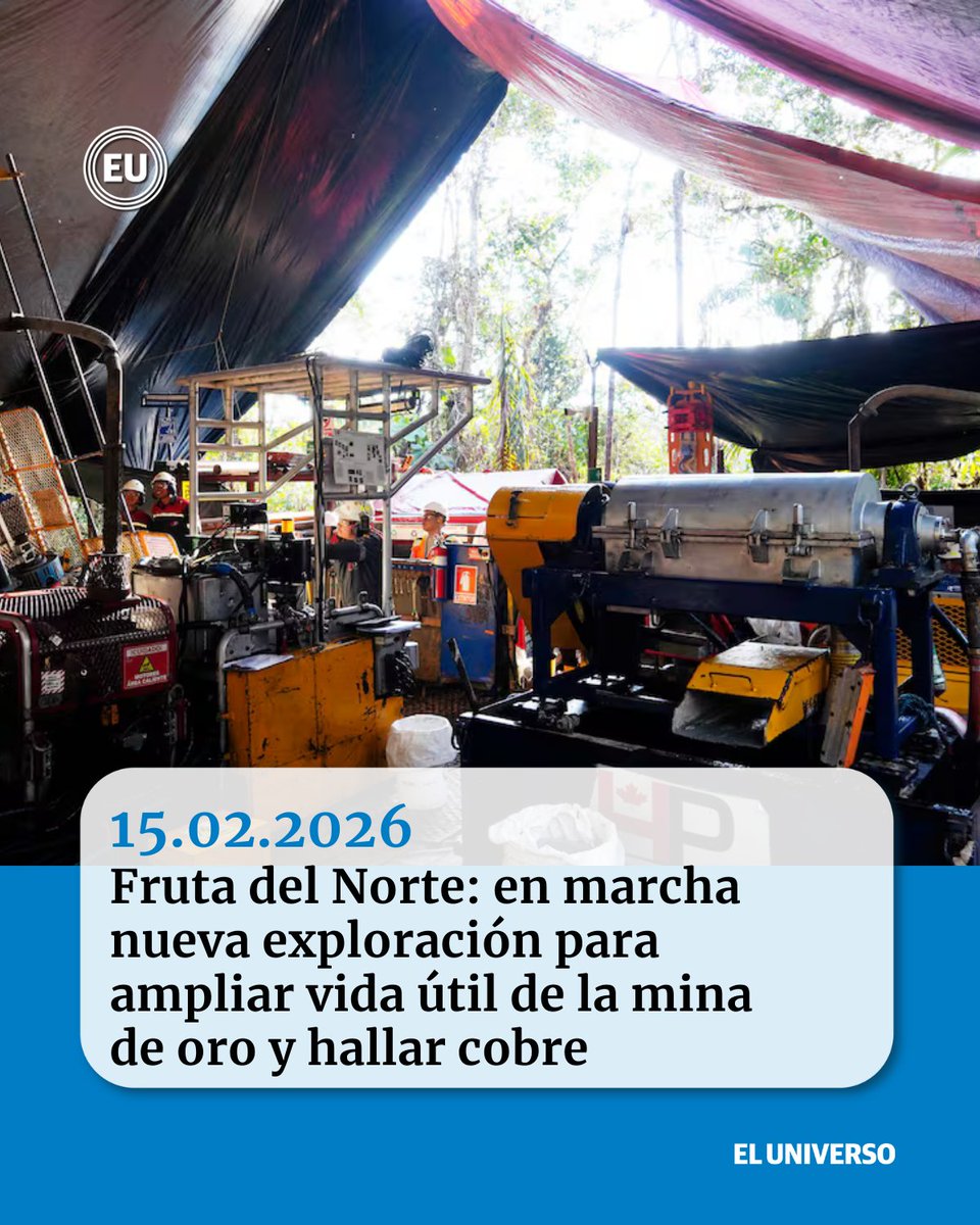 #Minería | La exploración es la apuesta de #LundinGold para crecer en Ecuador: “Estamos llevando a cabo uno de los programas de exploración importantes en Latinoamérica”.  ow.ly/zsMp50Yga6J